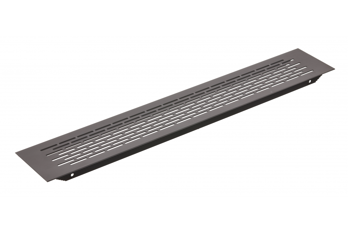 GTV KK-W80480-20M Решетка вентиляционная врезная, 480х80мм, чёрная