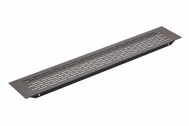 GTV KK-W80480-20M Решетка вентиляционная врезная, 480х80мм, чёрная